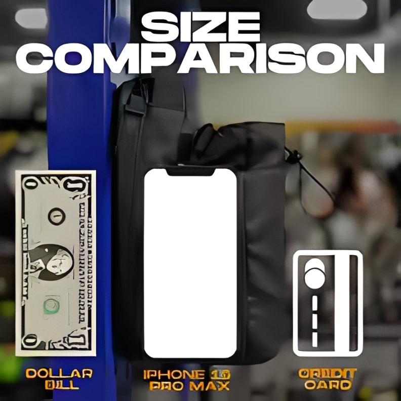 3-Magnet Gym Bag | Secure Phone & Bottle