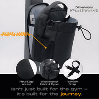 3-Magnet Gym Bag | Secure Phone & Bottle